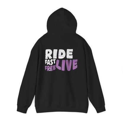 Ride Fast Live Free Mockup Back 2 | AsceraClothing 